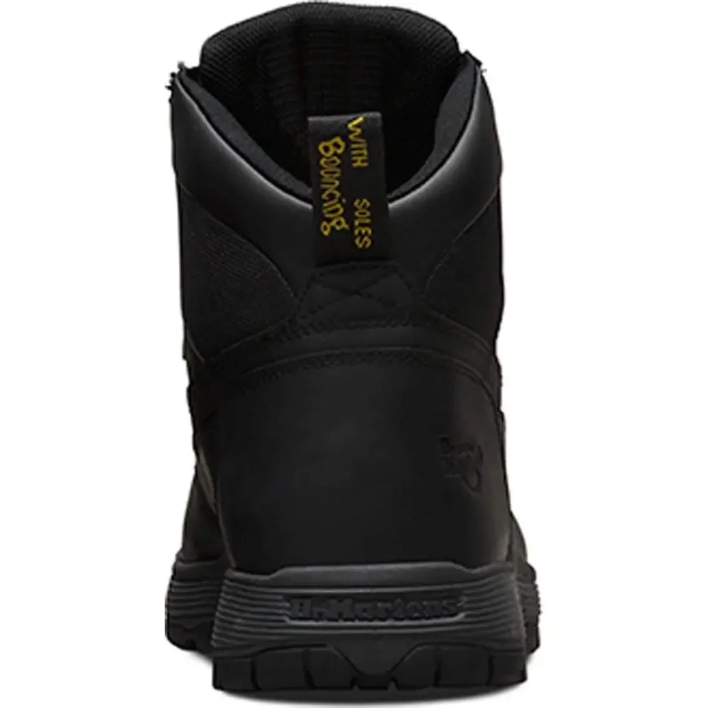 DR. MARTENS UNISEX NON METALLIC CORVID SD SAFETY TOE 7-EYE BOOT 11 Women /10 Men